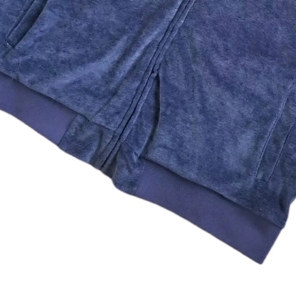 Ecko UnItd Mens Full Zip Long Sleeve Velour Track Jacket Size XL Blue Spell-out. - Picture 6 of 9